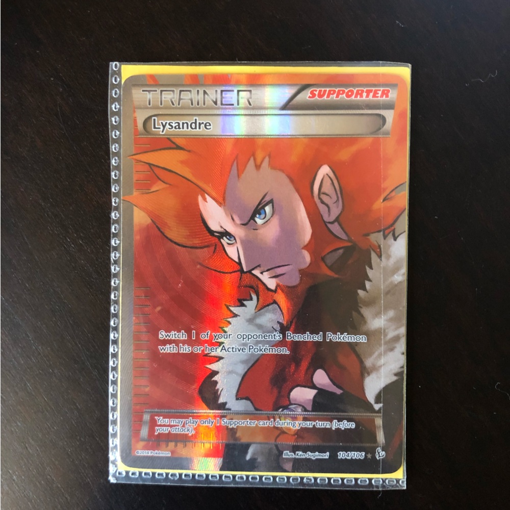 Lysandre Full Art Trainer Card (Pokemon Card)
